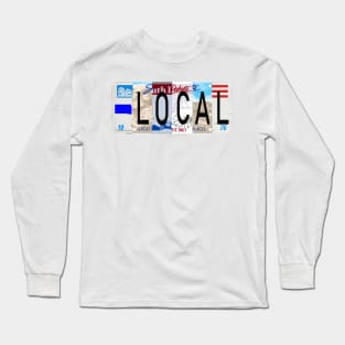 South Dakota Local, License Plate Long Sleeve T-Shirt